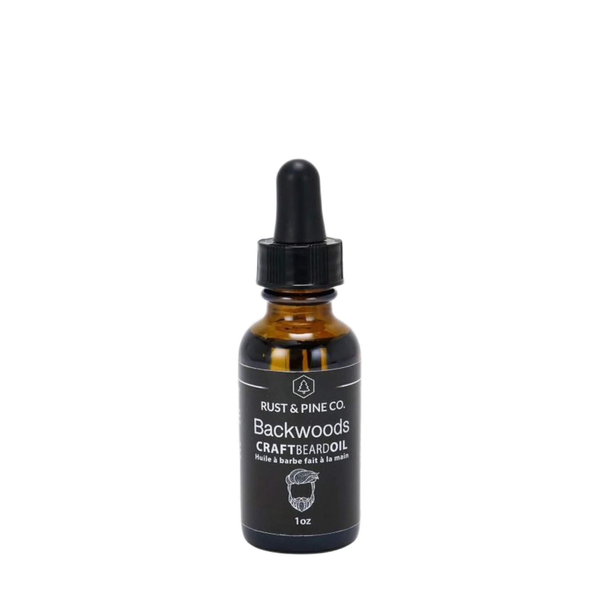 Crafted Beard Oil "Backwoods" Rust & Pine Co.