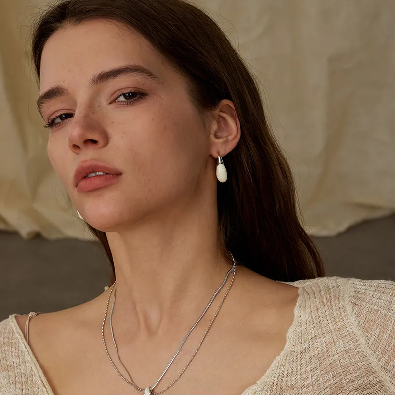 Crafted Cloud Huggie Earrings