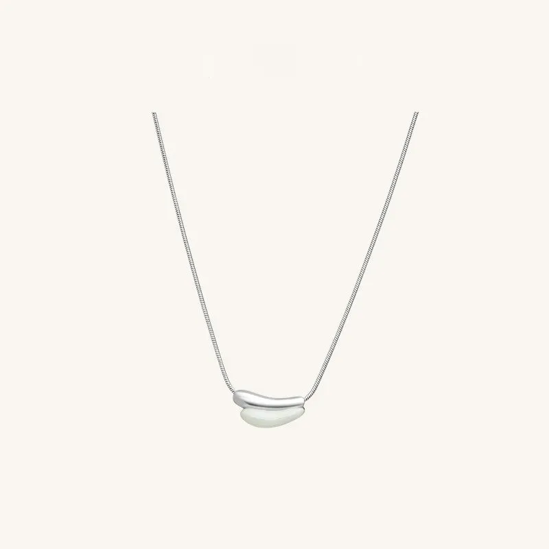 Crafted Cloud Thin Chain Necklace