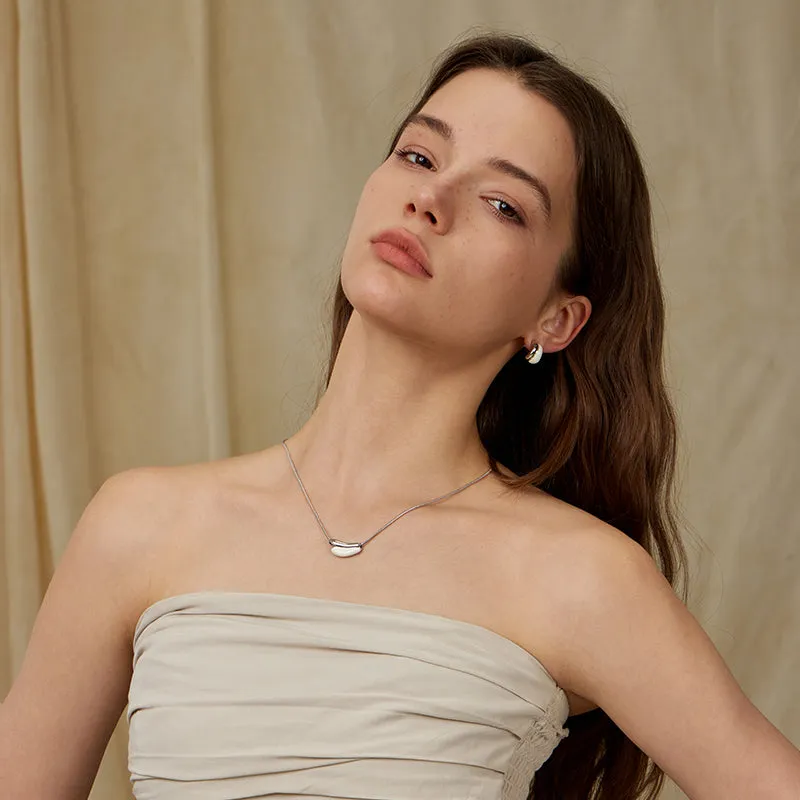 Crafted Cloud Thin Chain Necklace