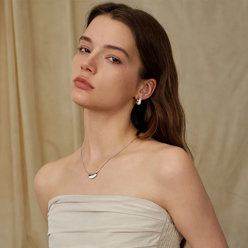 Crafted Cloud Thin Chain Necklace