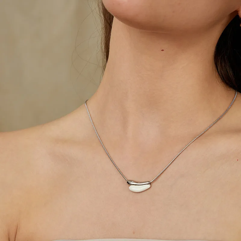 Crafted Cloud Thin Chain Necklace