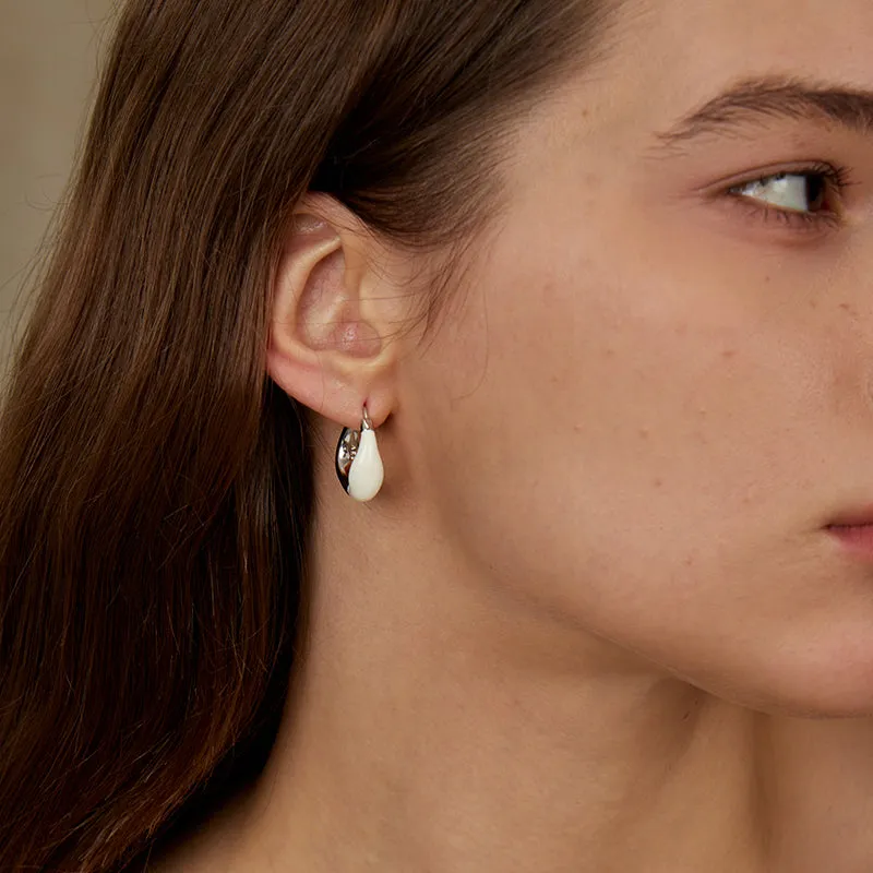 Crafted Cloud Two-ways Huggie Earring