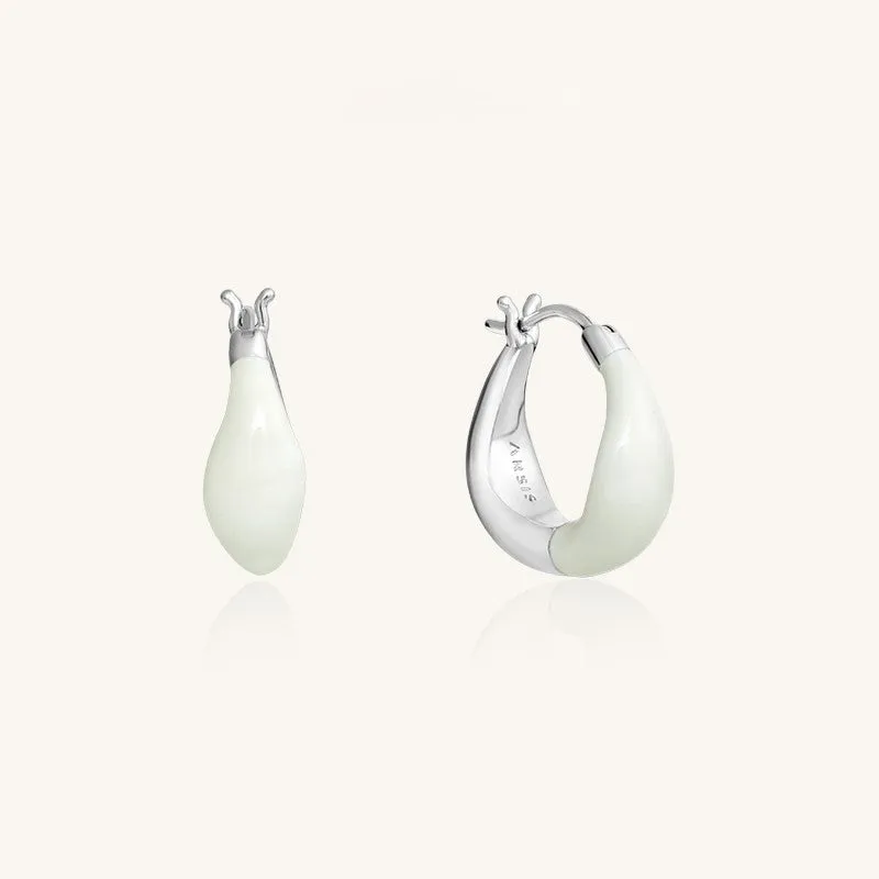 Crafted Cloud Two-ways Huggie Earring