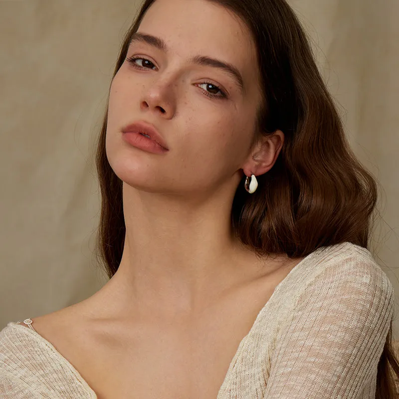 Crafted Cloud Two-ways Huggie Earring