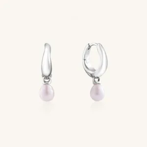 Crated Pearl Drop Earrings