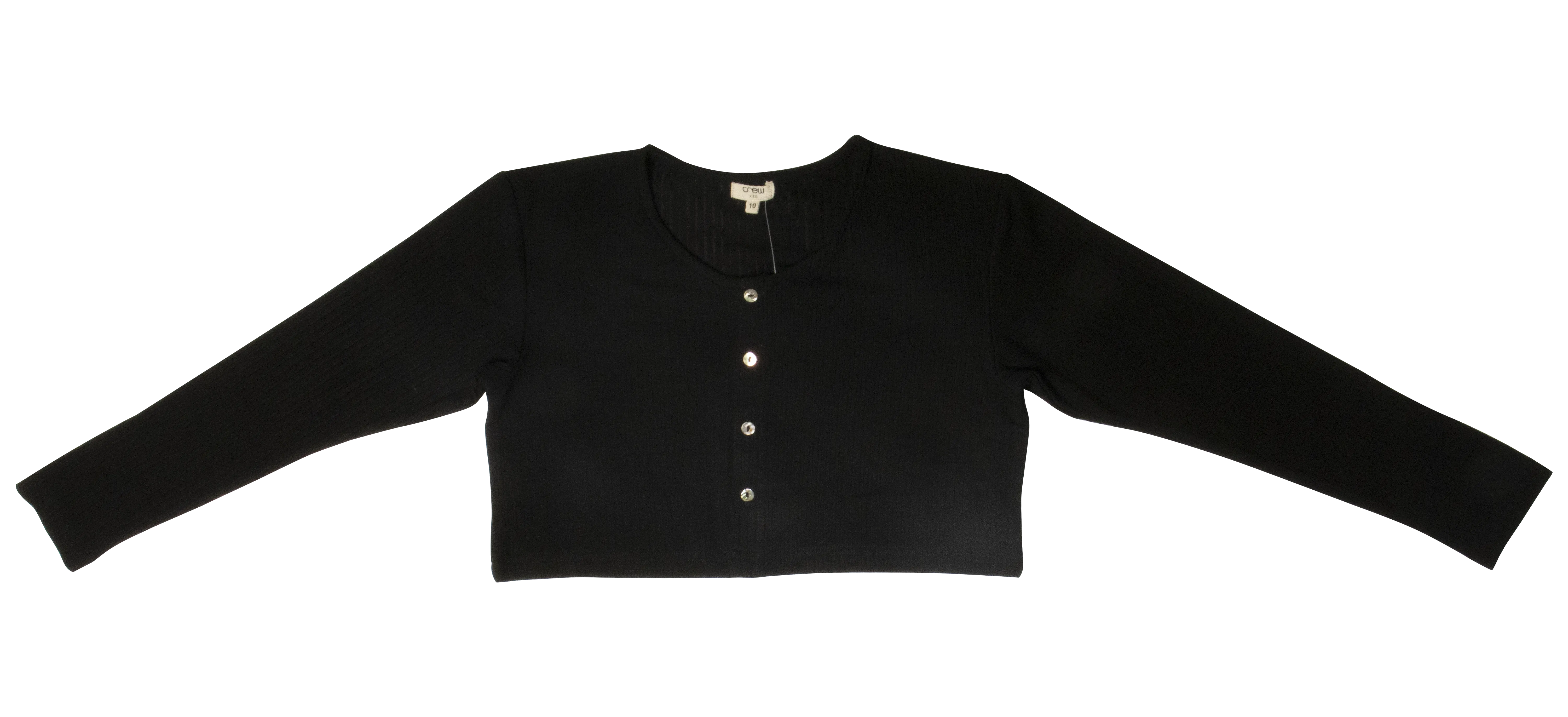 Crew Kids Black Maxi Rib Set