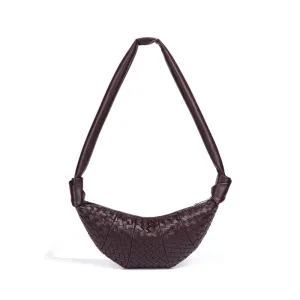 Croissant Woven Underarm Bag