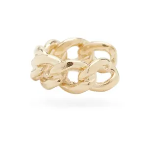 Cuban link ear cuff