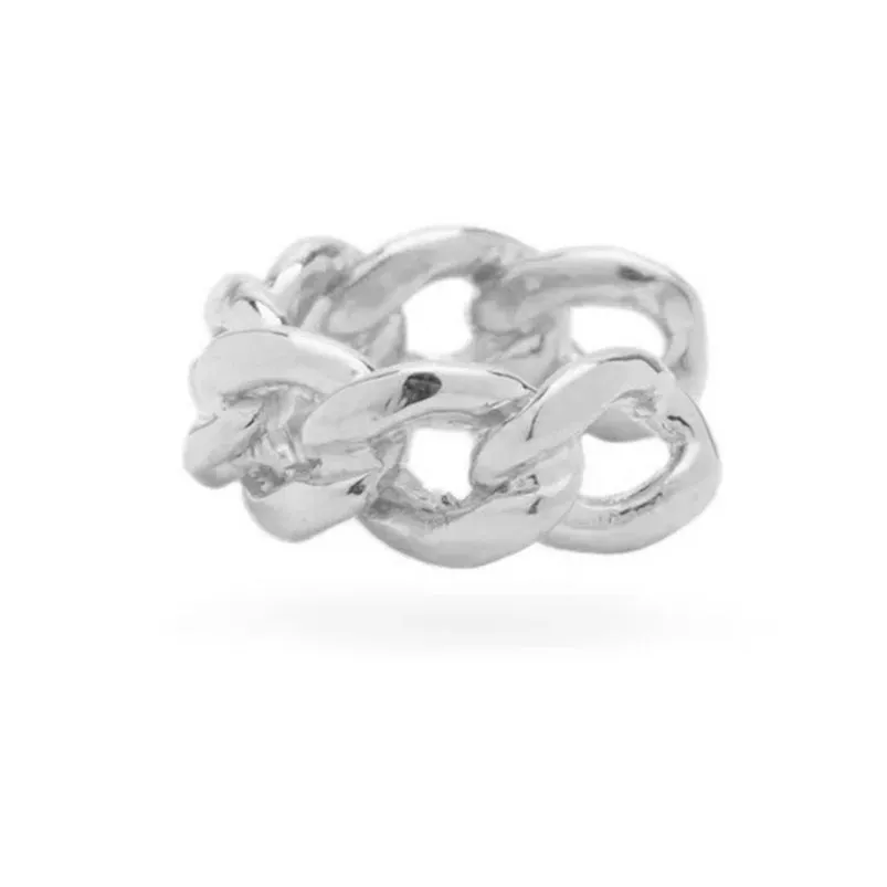 Cuban link ear cuff