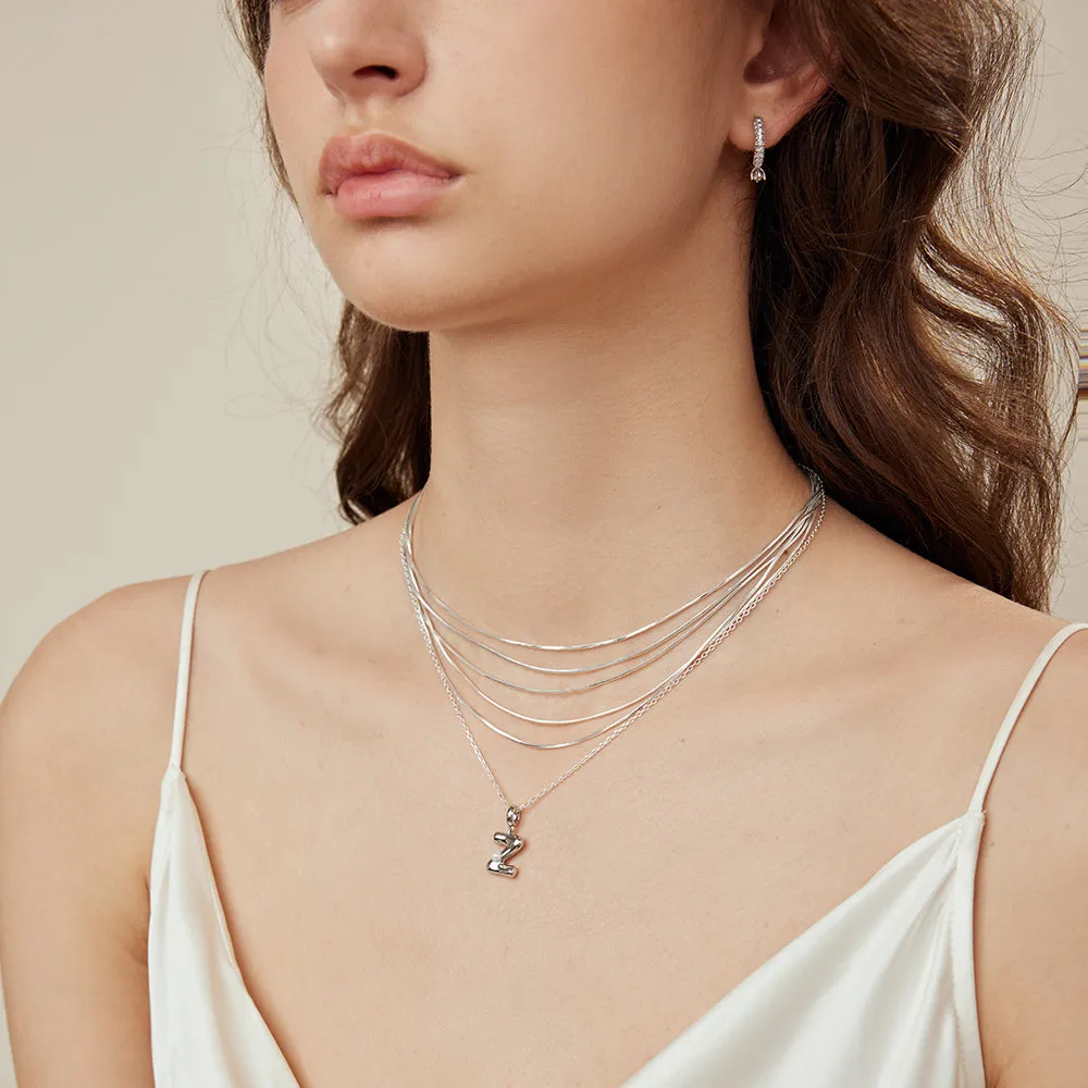 Cubic Zirconia Glacier Huggie Earrings