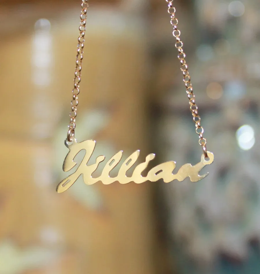 Cursive Name Necklace