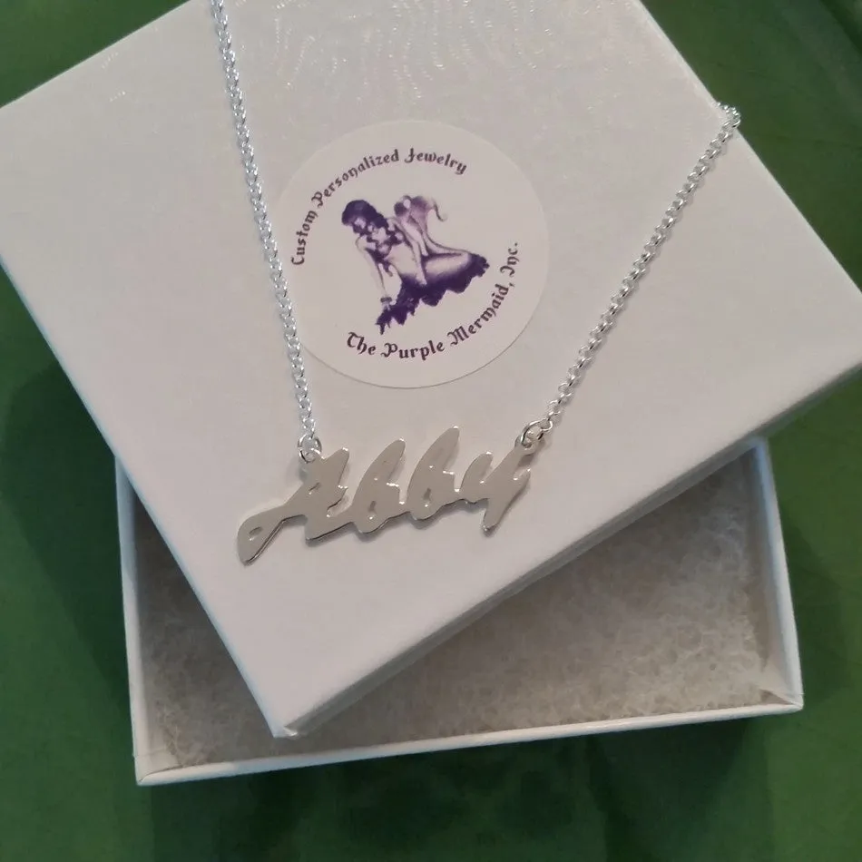 Cursive Name Necklace