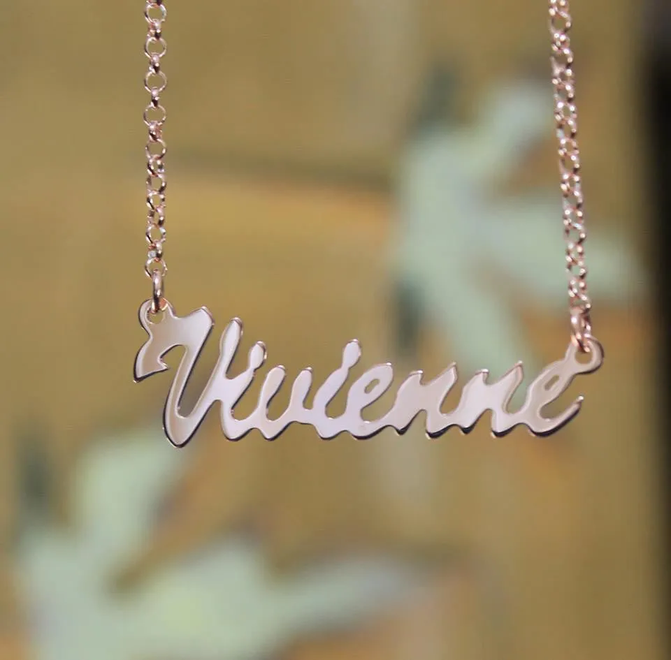 Cursive Name Necklace