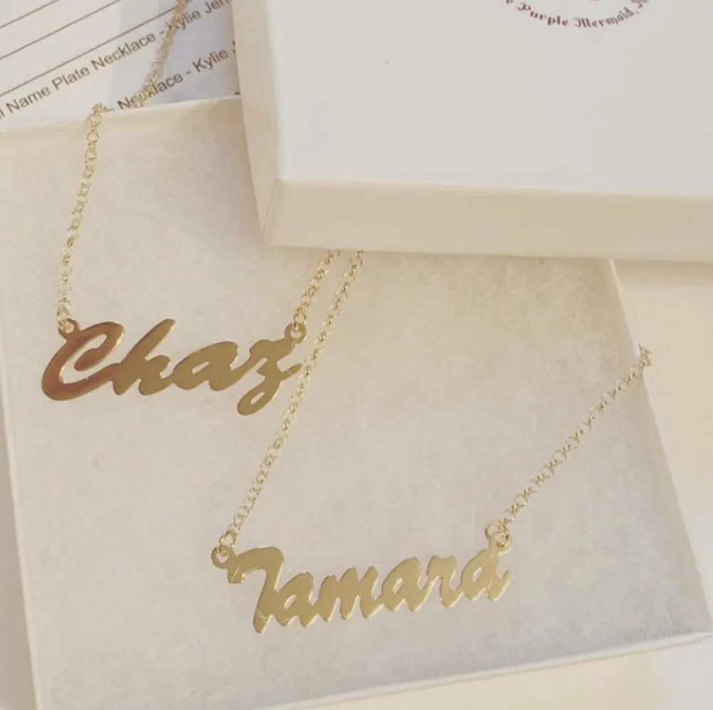 Cursive Name Necklace