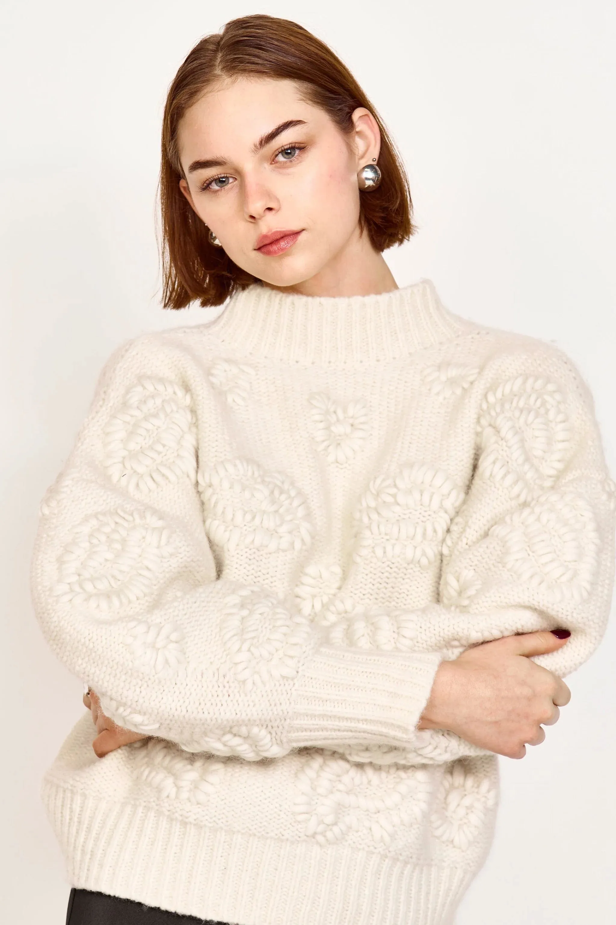 Cusco Waterlilly Pullover | Ivory