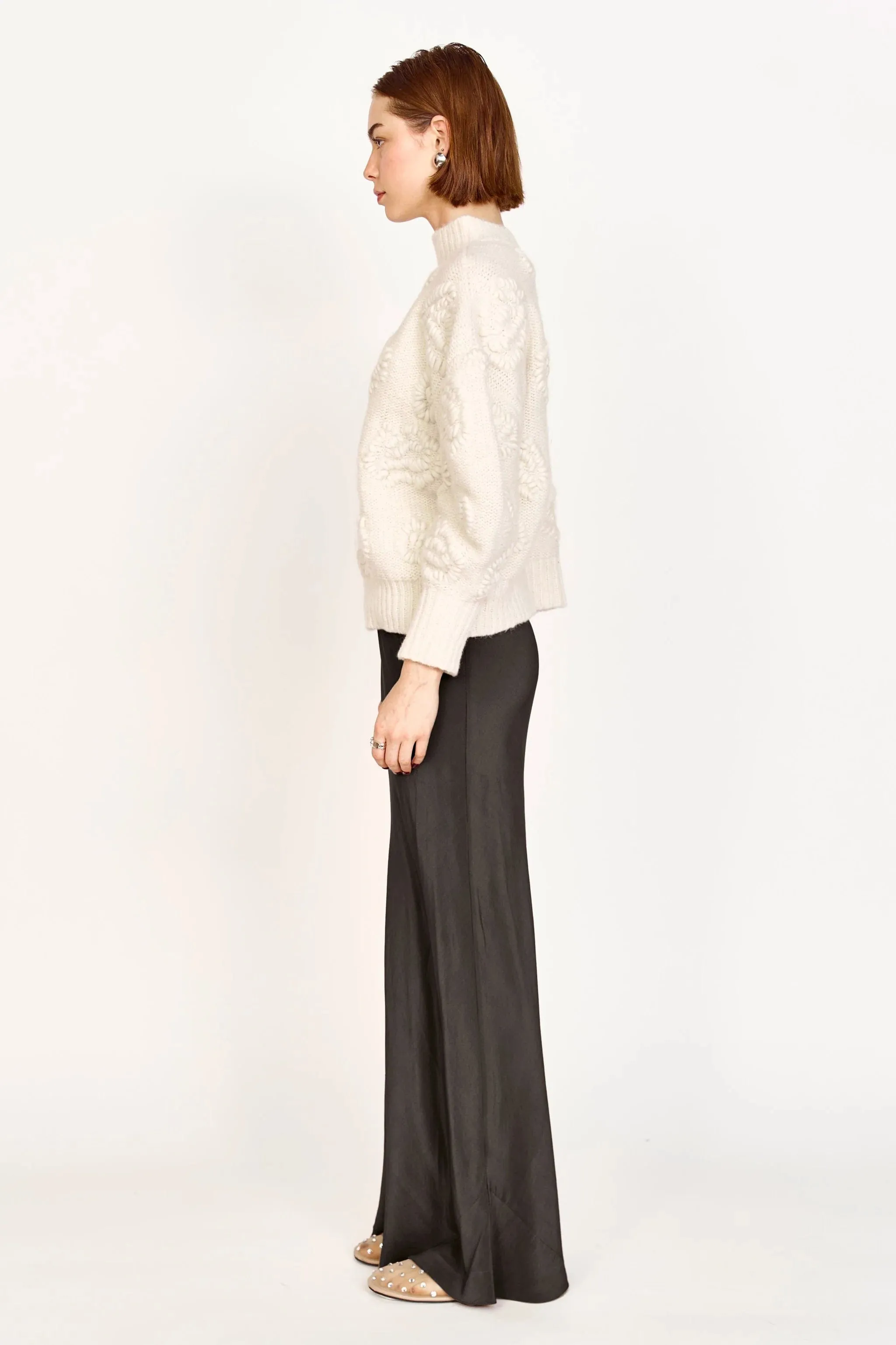 Cusco Waterlilly Pullover | Ivory