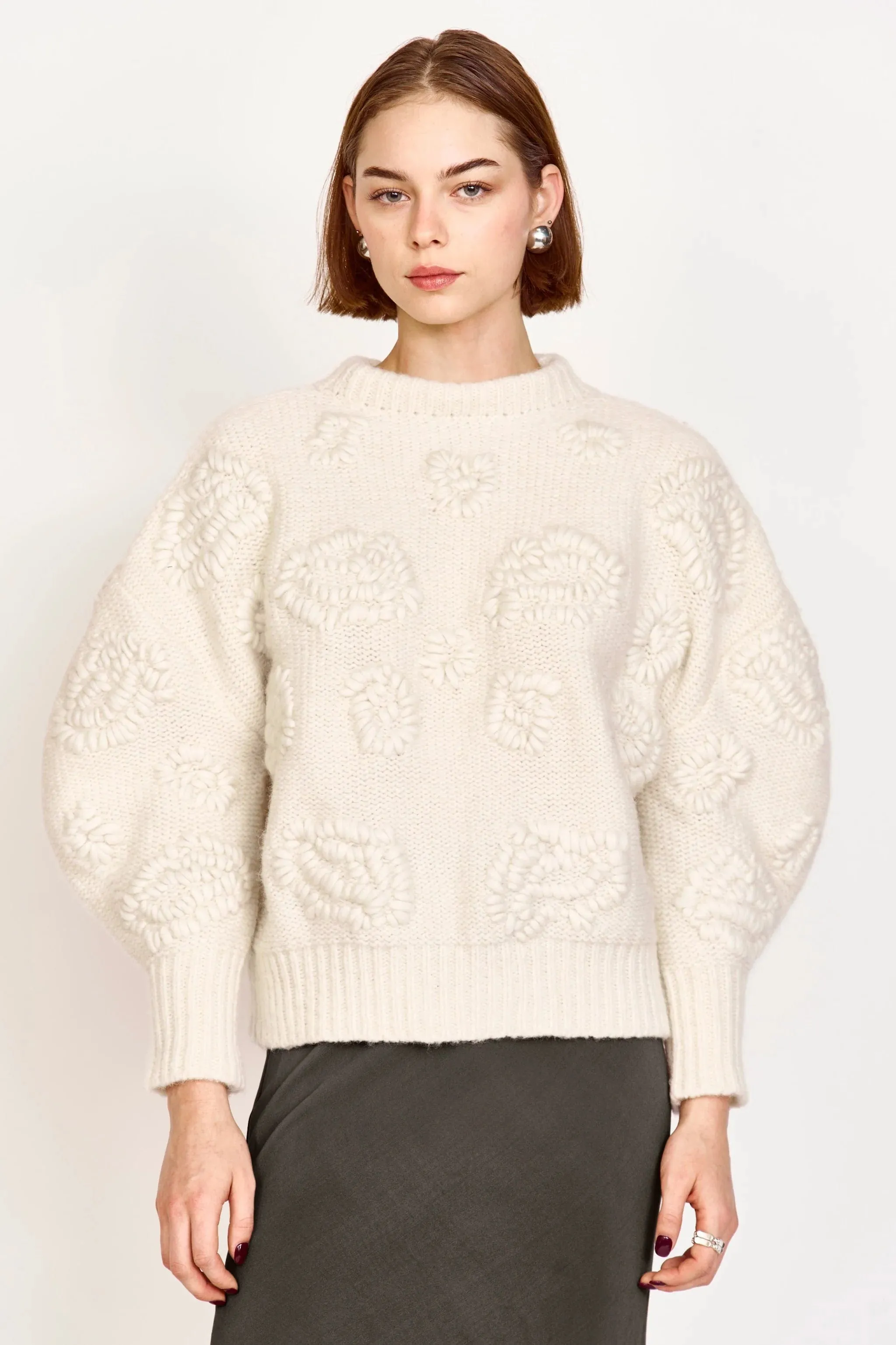 Cusco Waterlilly Pullover | Ivory