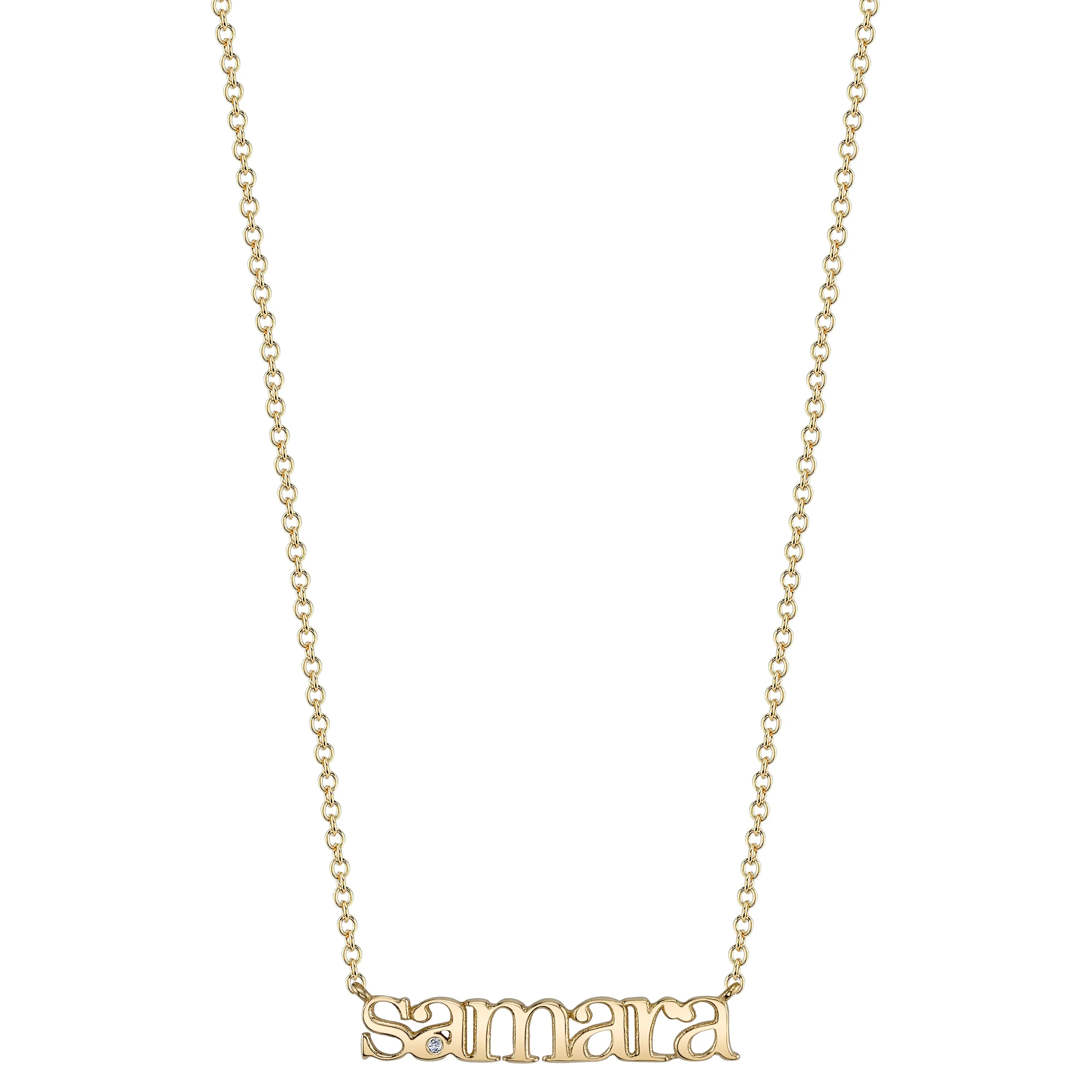 Custom Tiny Name Necklace