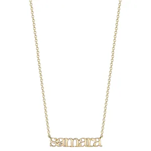 Custom Tiny Name Necklace