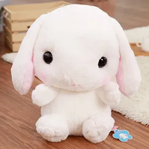 Cute Cartoon Rabbit Shoulder Bag Furry Rabbit Cartoon Plush Bags Girls Birthday Gifts
