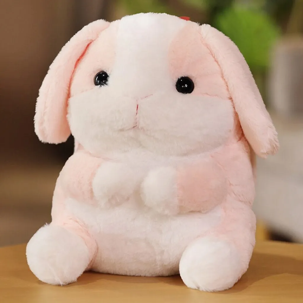 Cute Cartoon Rabbit Shoulder Bag Furry Rabbit Cartoon Plush Bags Girls Birthday Gifts