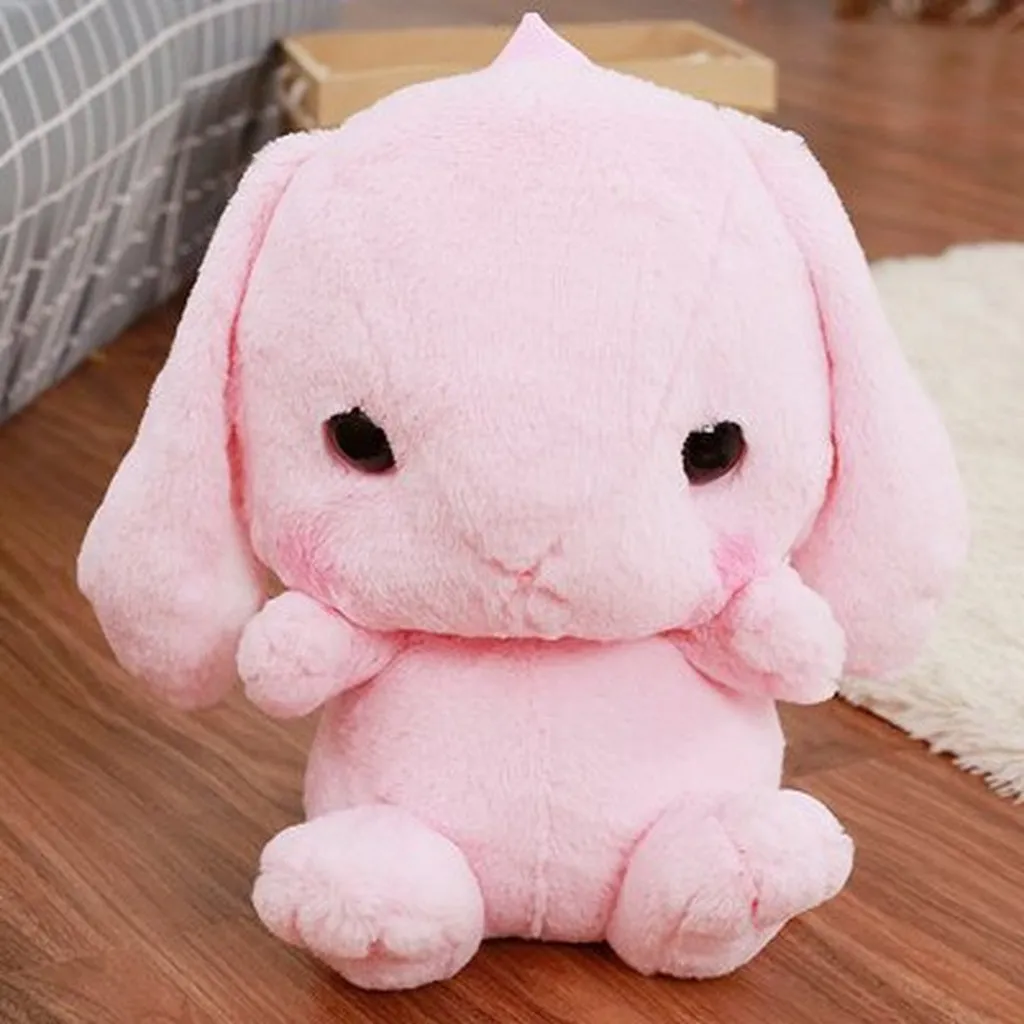 Cute Cartoon Rabbit Shoulder Bag Furry Rabbit Cartoon Plush Bags Girls Birthday Gifts
