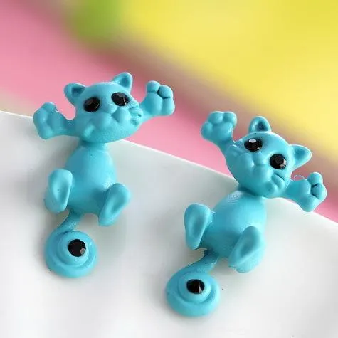 Cute Cat Stud Earrings