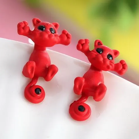 Cute Cat Stud Earrings