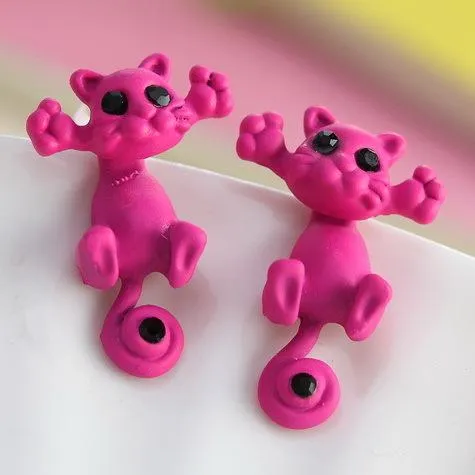 Cute Cat Stud Earrings