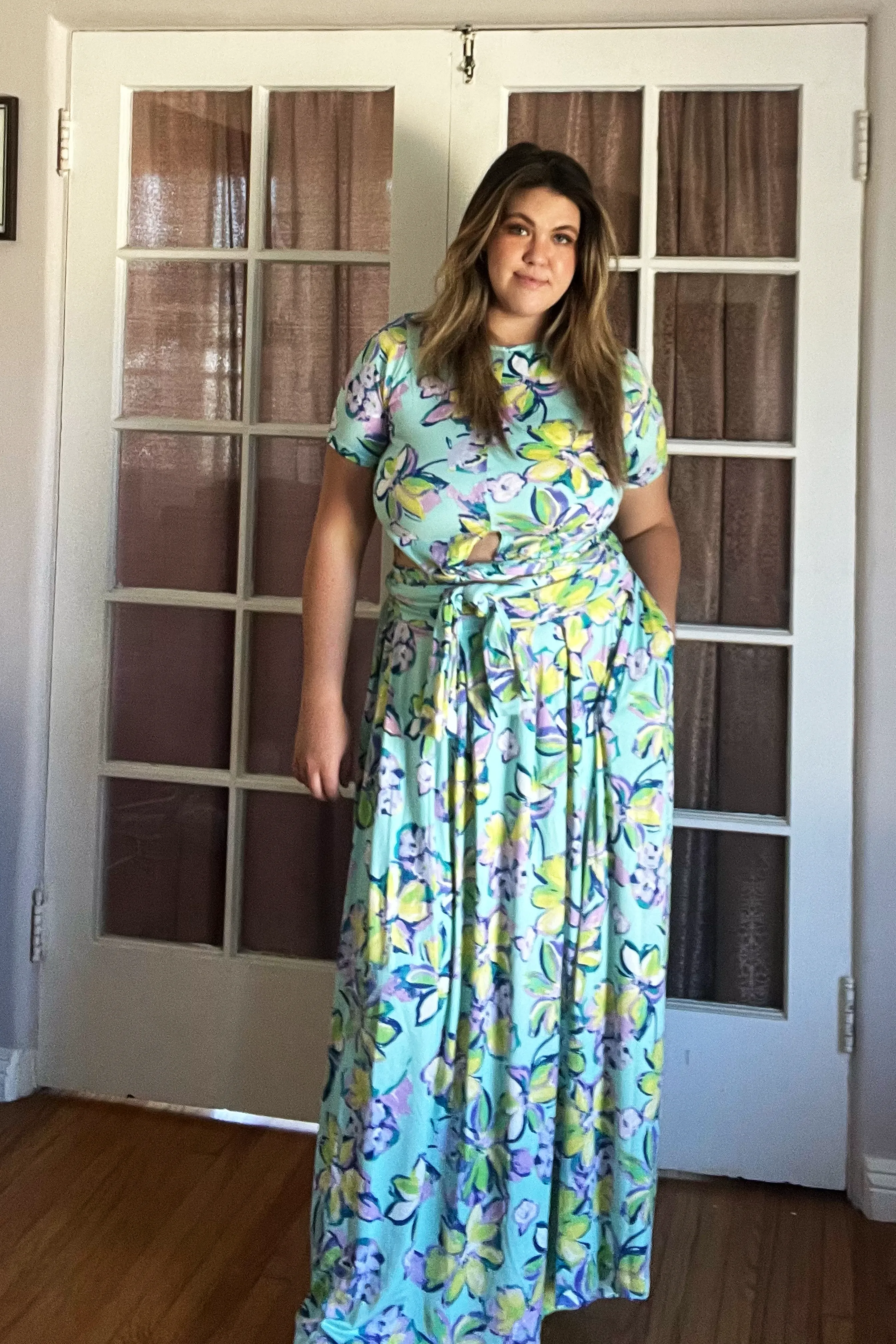 Dana Wrap Around Short Sleeve Top