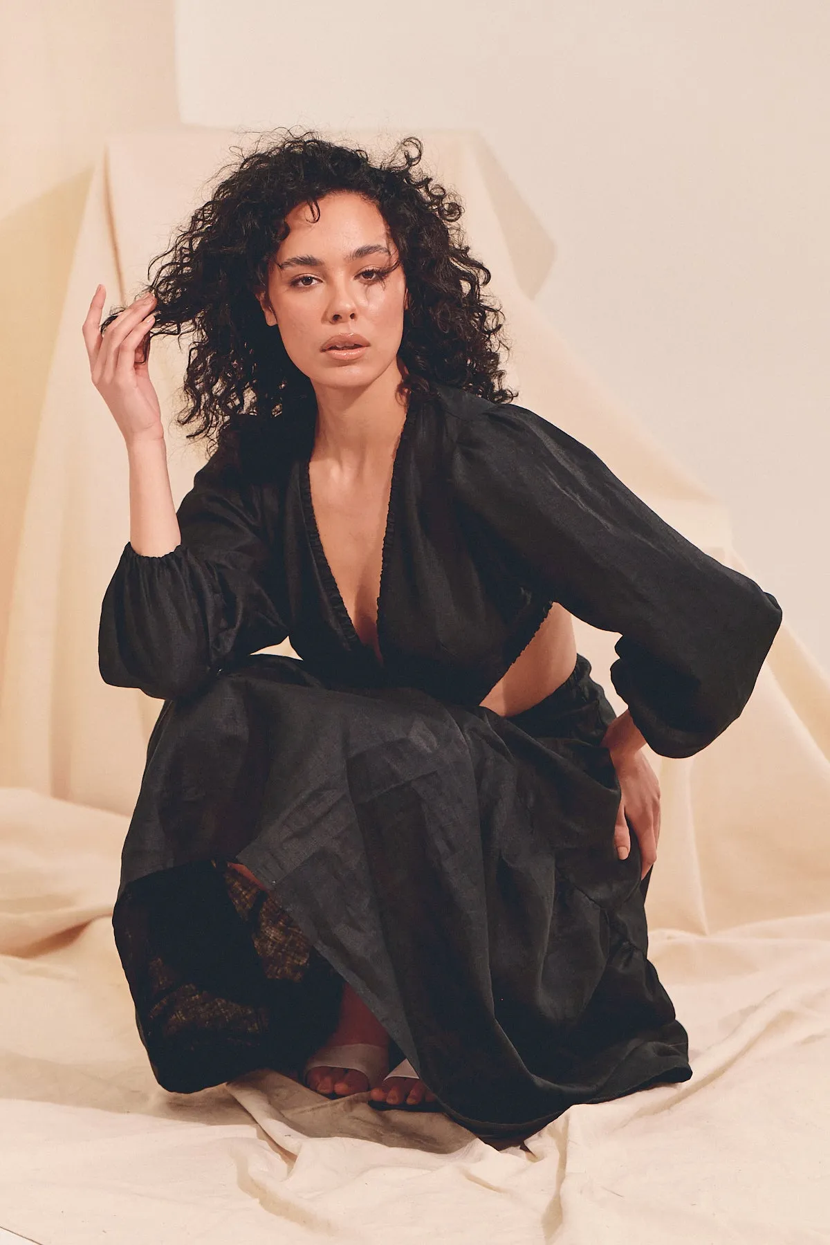 DELILAH MAXI Dress - Black