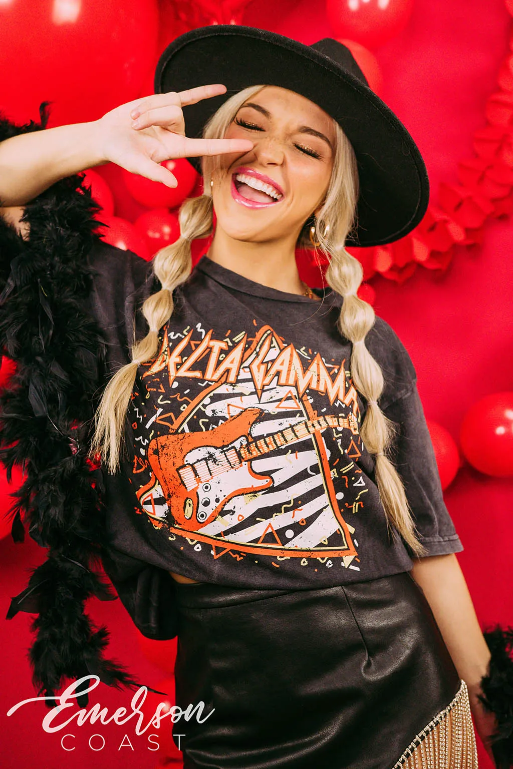 Delta Gamma Bid Day Rock N' Roll Tee