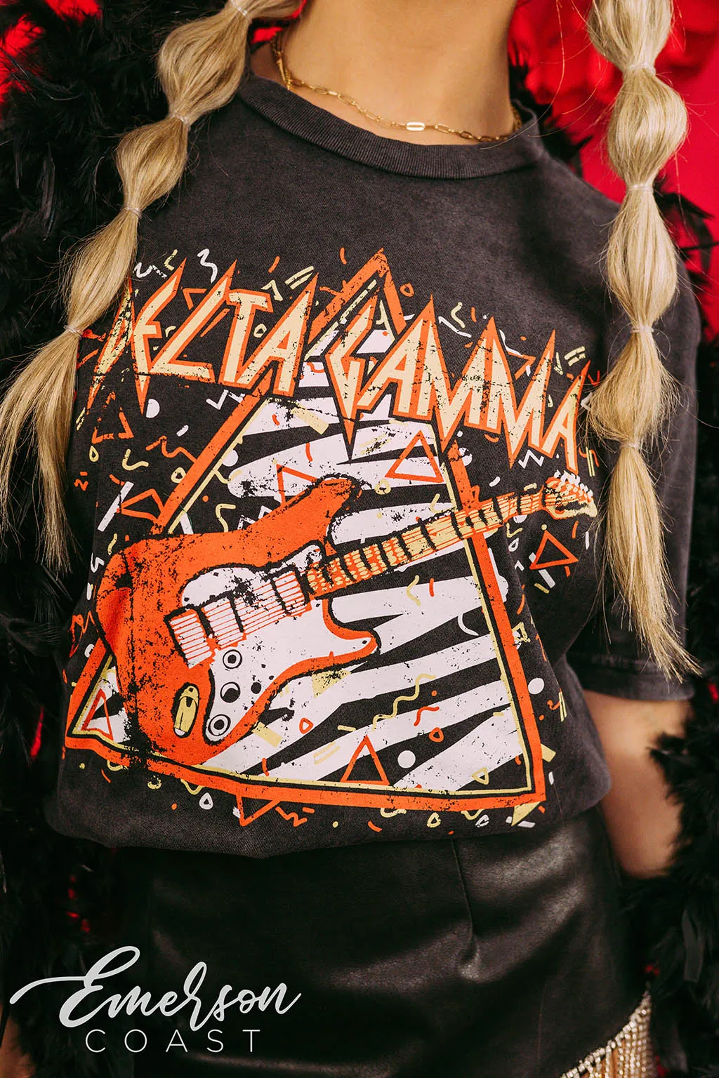 Delta Gamma Bid Day Rock N' Roll Tee