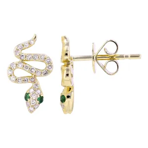 DIAMOND SNAKE STUDS