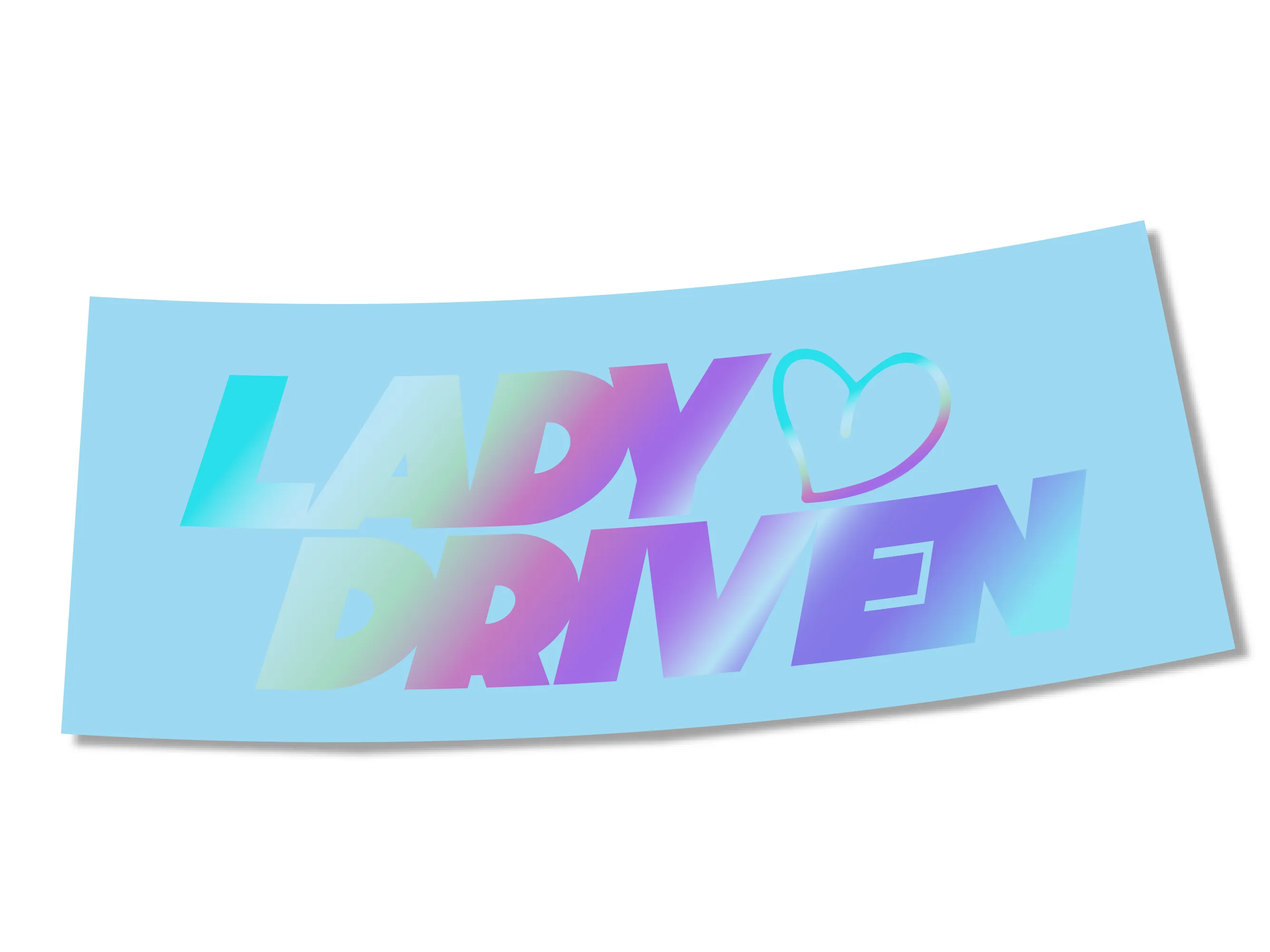 DIE CUT - LADY DRIVEN EDGY