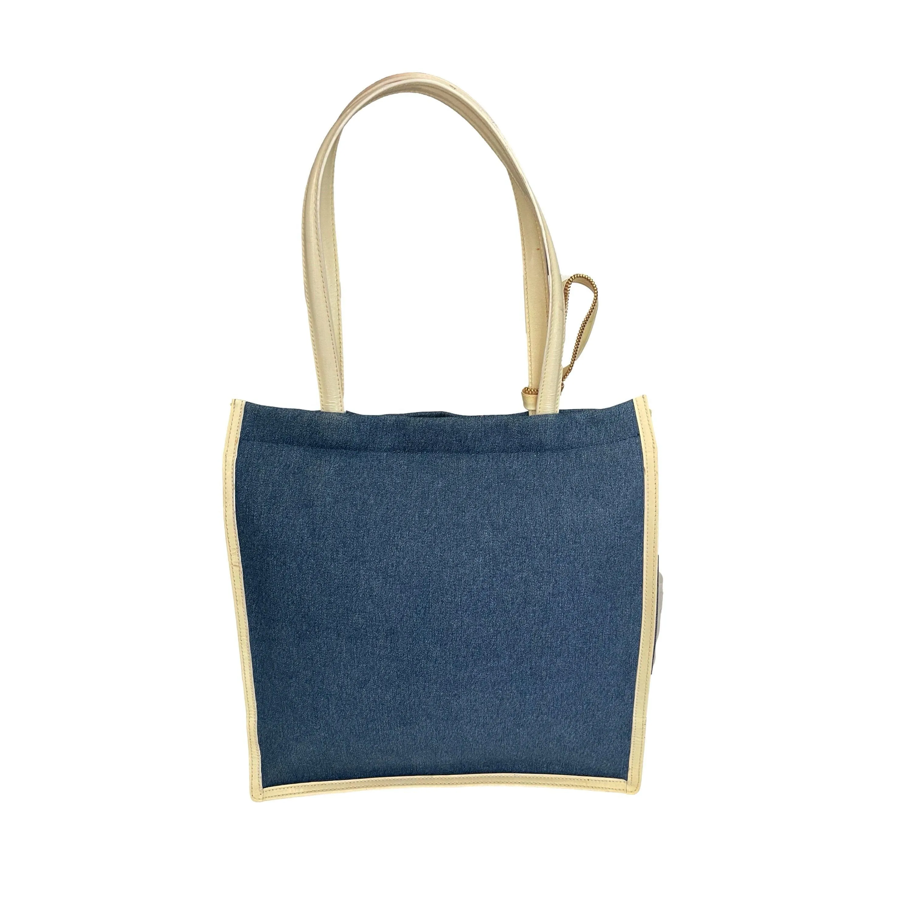 Dior Denim Logo Tote