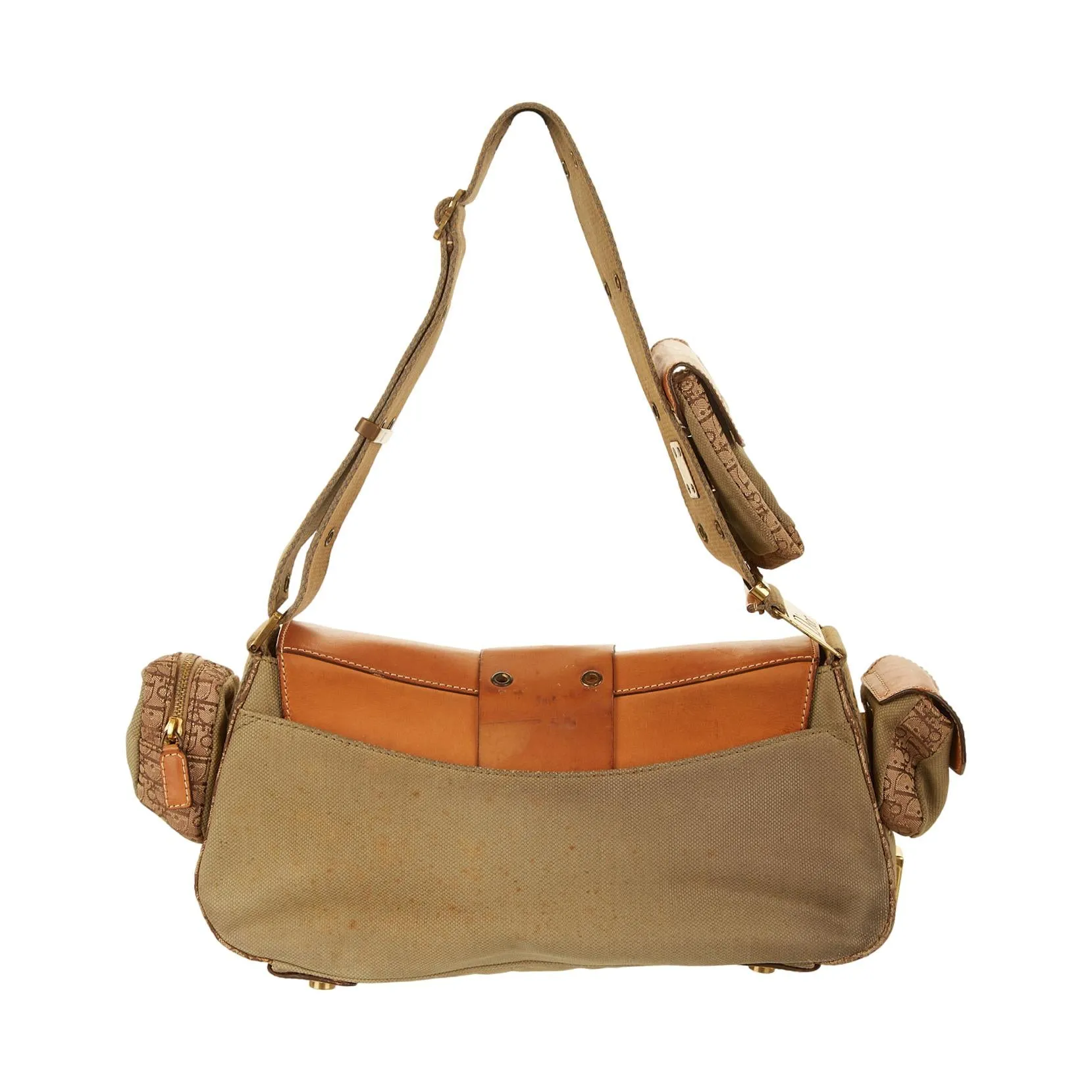 Dior Green Logo Columbus Bag
