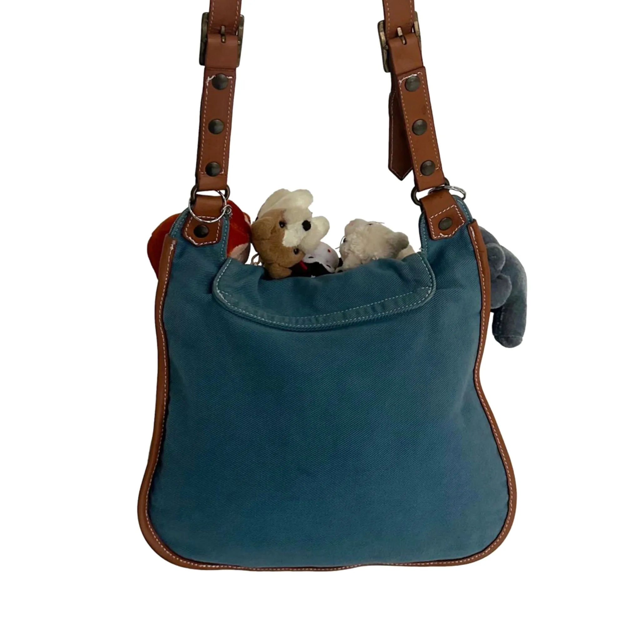 Dolce & Gabbana Denim Stuffed Animal Bag
