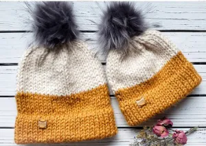 Double Brim Handmade Beanie