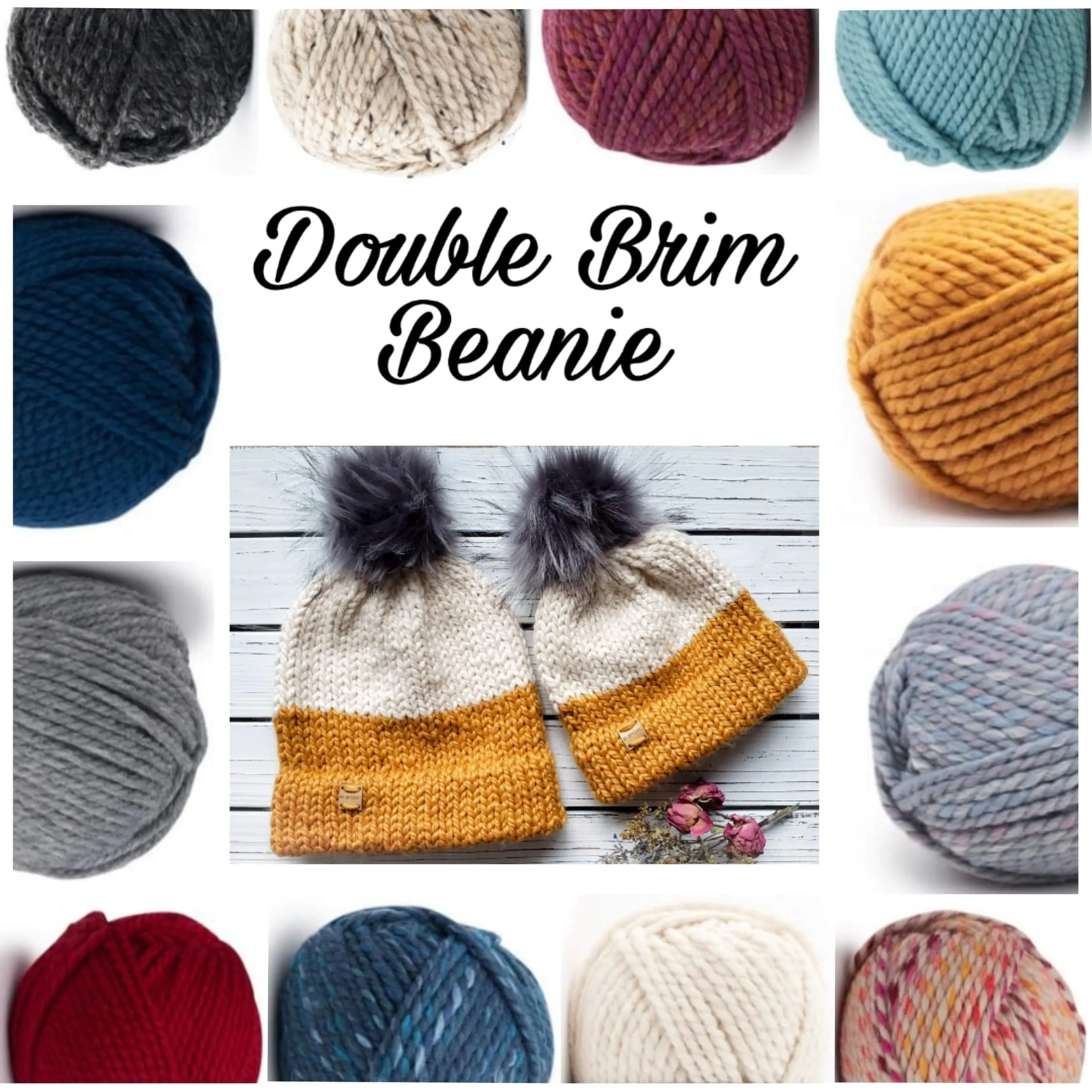 Double Brim Handmade Beanie