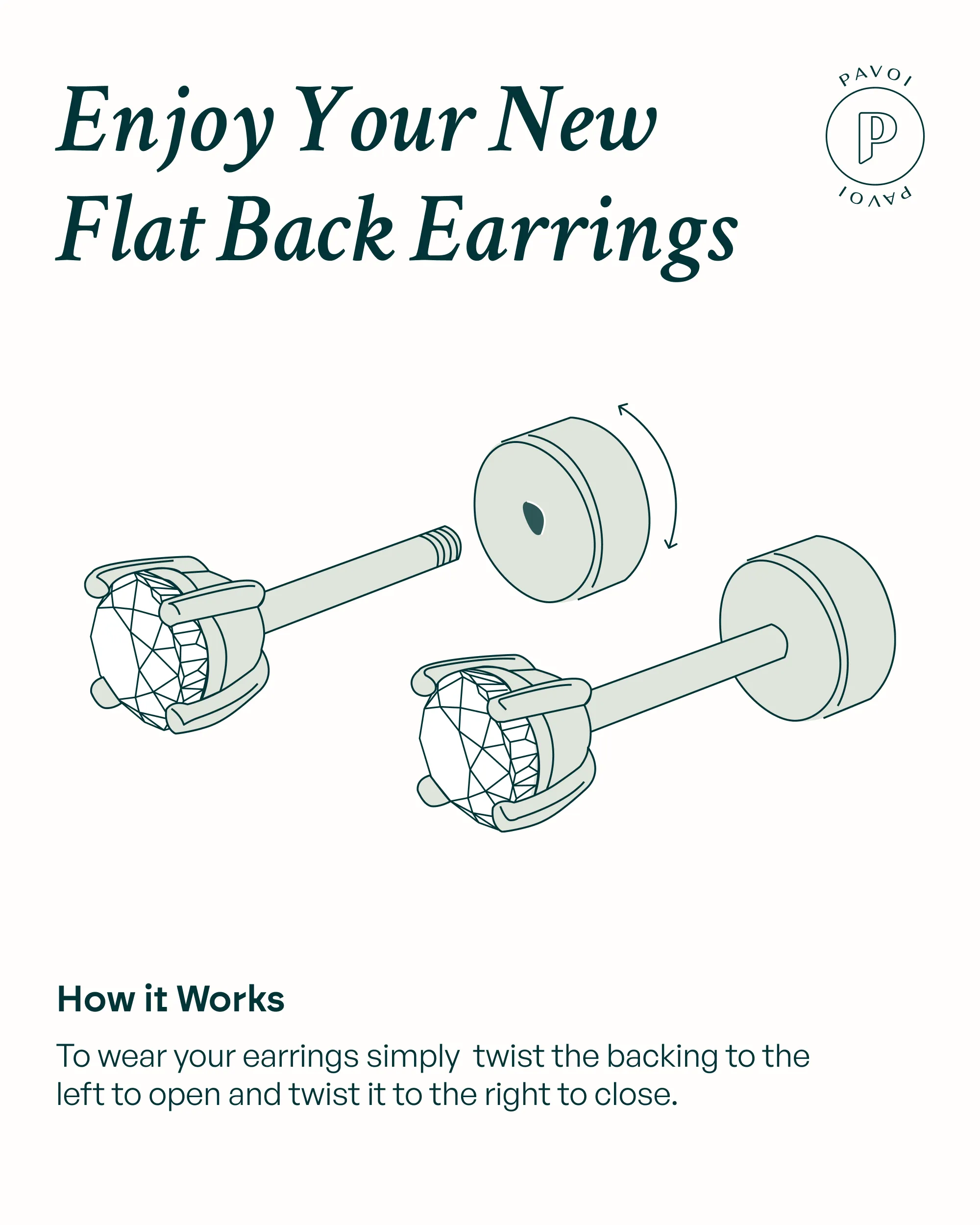 Double Triangle Dangle Screwbacks