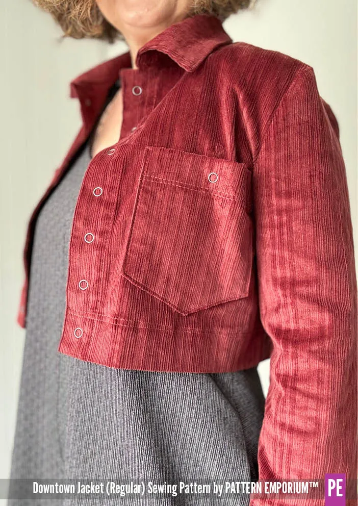 Downtown Jacket | Regular Fit Sewing Pattern