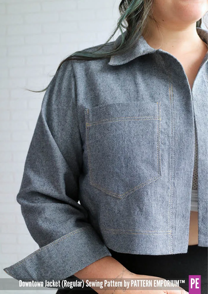 Downtown Jacket | Regular Fit Sewing Pattern