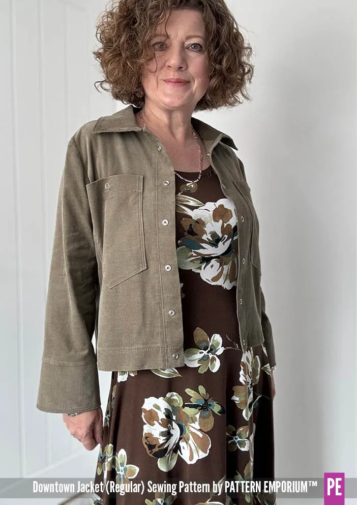 Downtown Jacket | Regular Fit Sewing Pattern