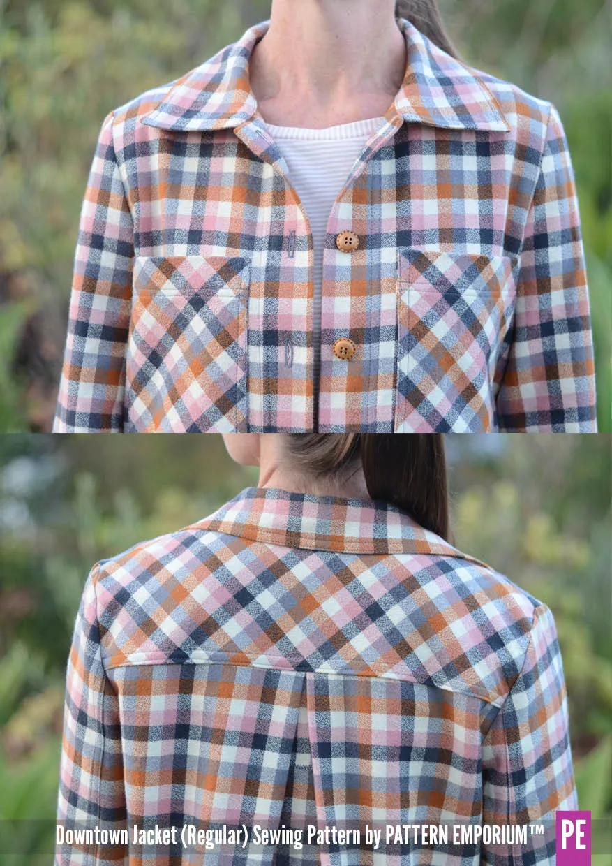 Downtown Jacket | Regular Fit Sewing Pattern