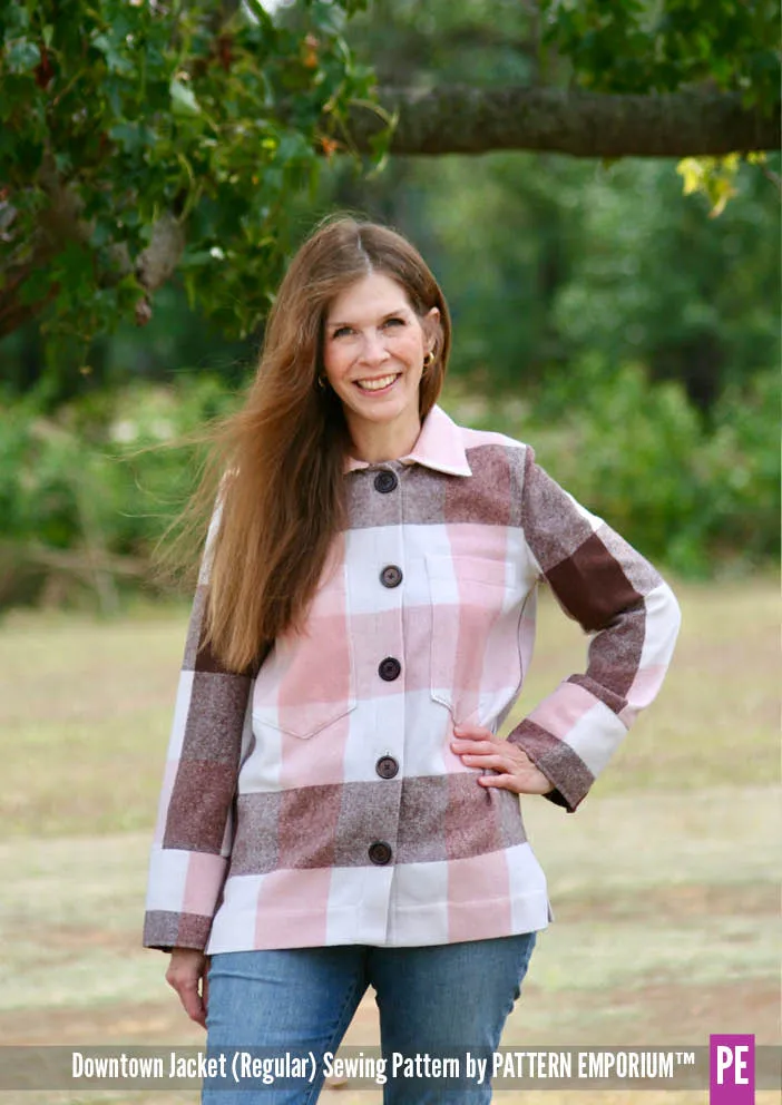 Downtown Jacket | Regular Fit Sewing Pattern