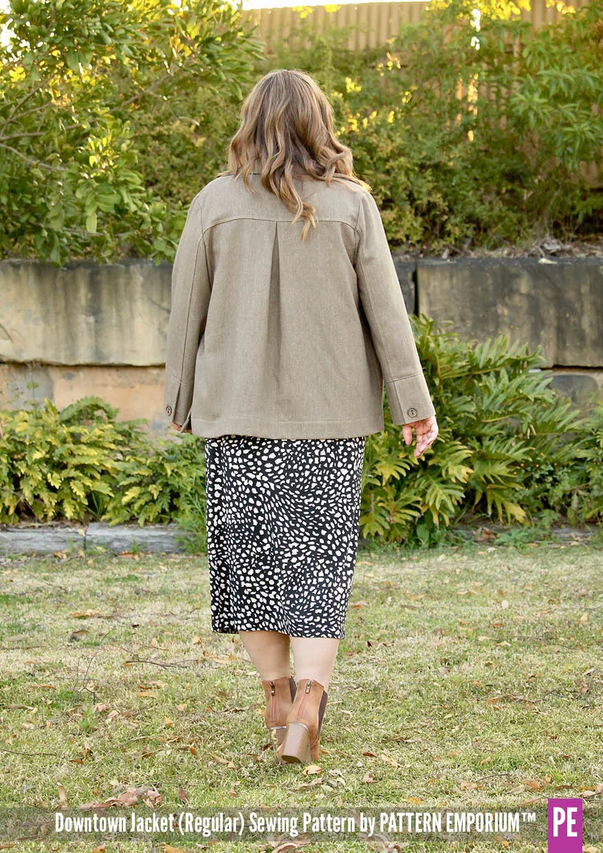 Downtown Jacket | Regular Fit Sewing Pattern