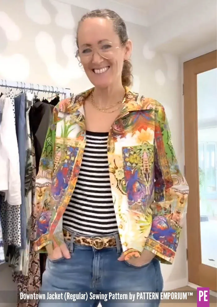 Downtown Jacket | Regular Fit Sewing Pattern