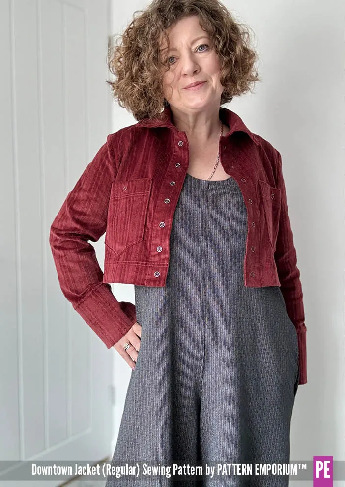 Downtown Jacket | Regular Fit Sewing Pattern